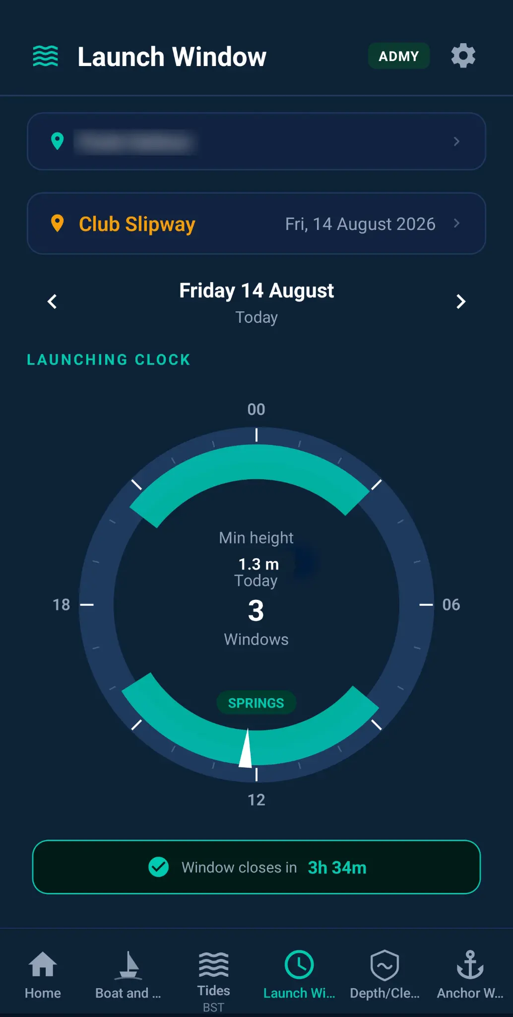 Launch Window availability